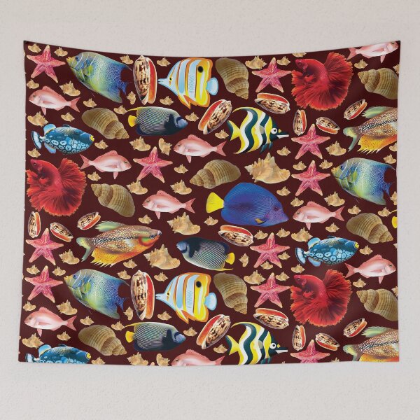 Item preview, cute ocean character patterns designed and sold by Special-Ninja.
