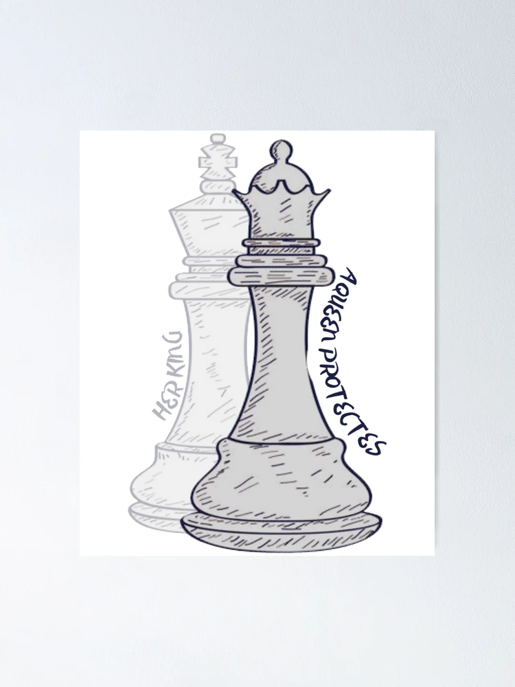 Thumbnail 1 of 3, Poster, Power Play Chess designed and sold by ASACollections.