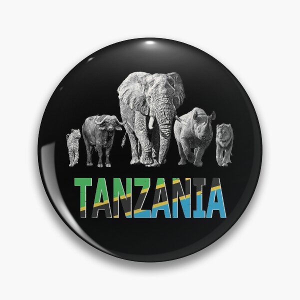 Item preview, Africa's Big Five Tanzania Pride Wildlife designed and sold by Scotch Macaskill.