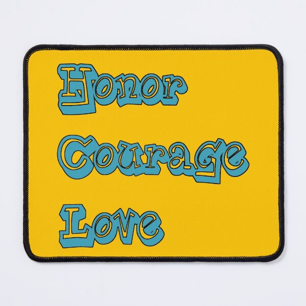 Item preview, HONOR COURAGE LOVE designed and sold by AlefgardHero.