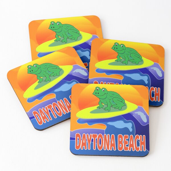 Item preview, COOL Frog Surfing Daytona Beach designed and sold by EdwardMonet.