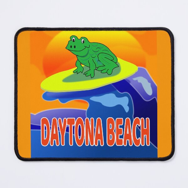 Item preview, COOL Frog Surfing Daytona Beach designed and sold by EdwardMonet.