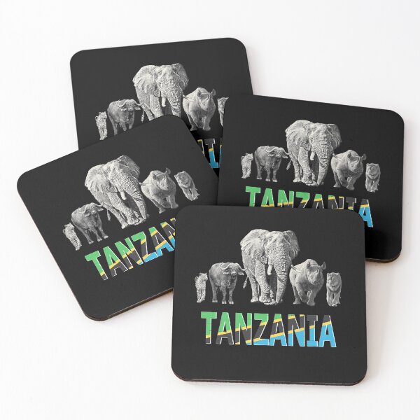 Item preview, Africa's Big Five Tanzania Pride Wildlife designed and sold by Scotch Macaskill.