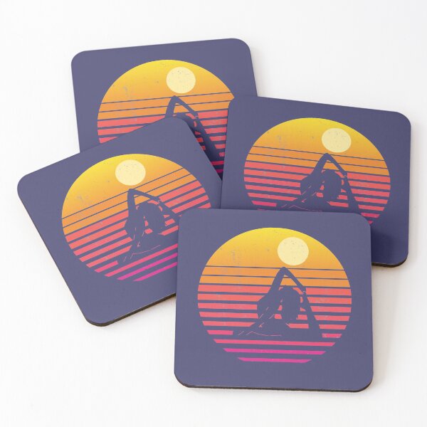 Item preview, Yoga Meditation Zen Retro Vintage Sunset Nature Peace designed and sold by cssdru.