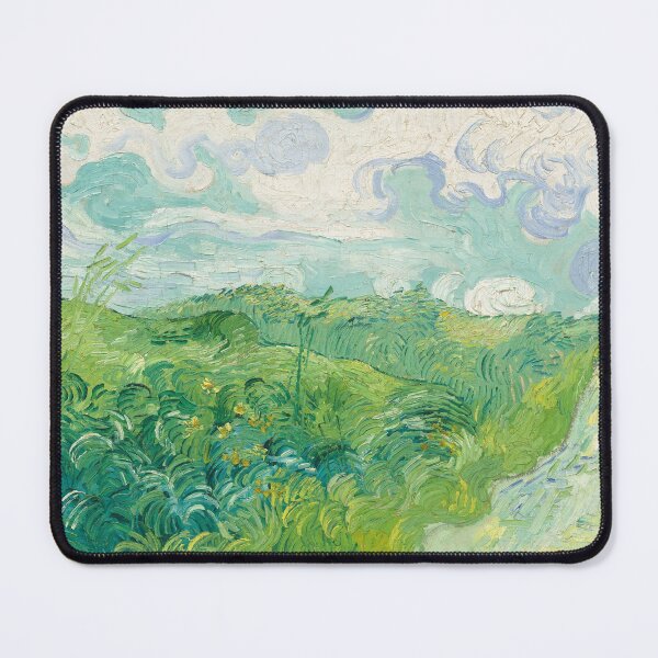 Vincent van Gogh - Green Wheat Fields, Auvers Mouse Pad