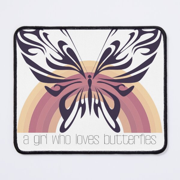 Item preview, A girl who loves buttierflies- rainbow  designed and sold by Takemeforaride.