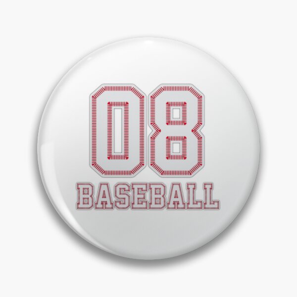 Item preview, Número de béisbol 08, regalo de diseño de béisbol número 08 designed and sold by PRINTPOSE.