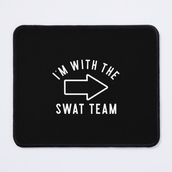 Item preview, Couples Halloween Costume Shirts I'M With The Swat Team designed and sold by tanalan.