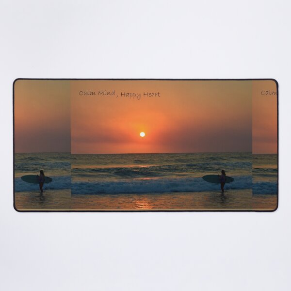 Item preview, Surf Girl- Calm Mind Happy Heart - Gold Coast Australia designed and sold by SaltySurfgirl.