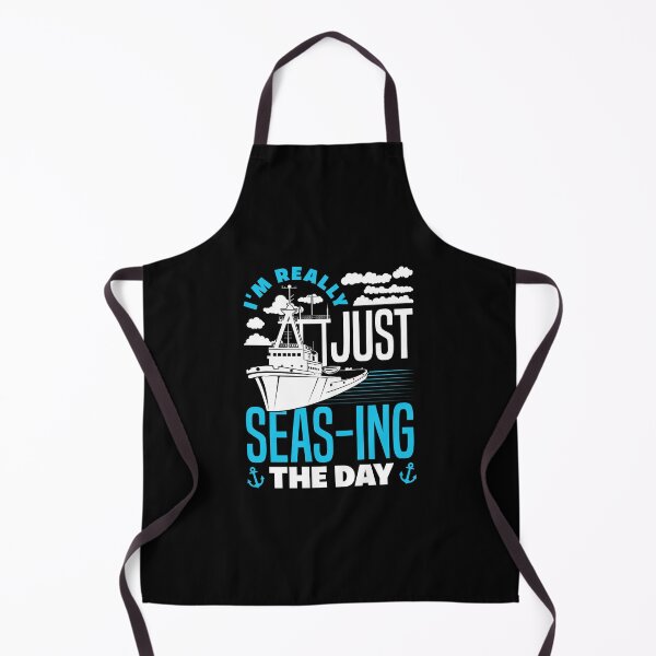 Item preview, Tugboat Boating I'm Really Just Seas-ing The Day Pun designed and sold by ShopTheStyle.