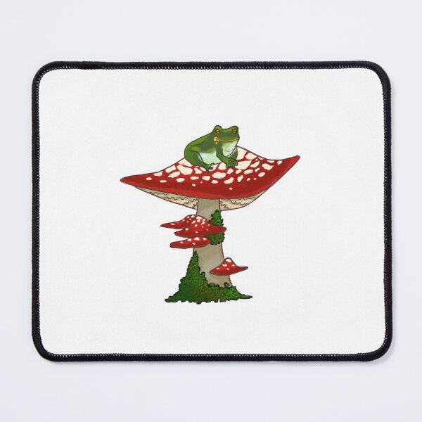 Item preview, Froggie on a mushroom  designed and sold by OldRaspberry.