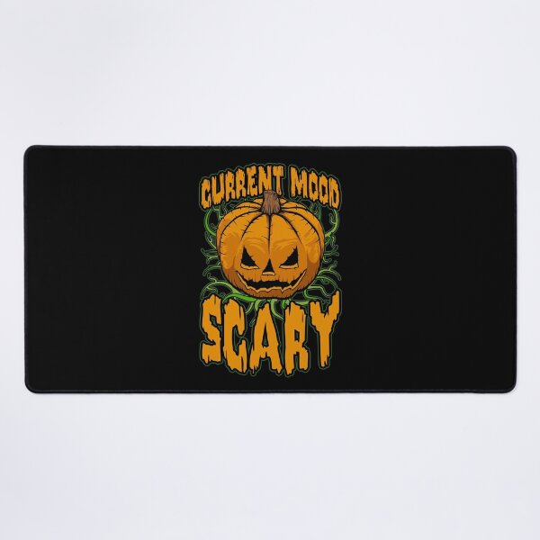 Item preview, Current Mood Scary Evil Halloween Grinning Pumpkin Head designed and sold by GrandeDuc.