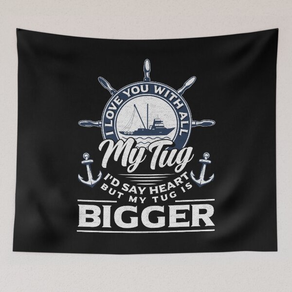 Item preview, Tugboat Boating Sailing Romantic Funny designed and sold by ShopTheStyle.