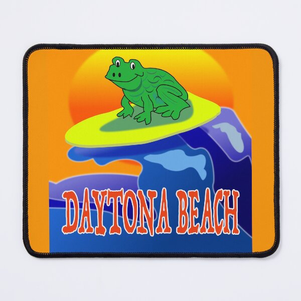 Item preview, Frog Surfing Daytona Beach designed and sold by EdwardMonet.