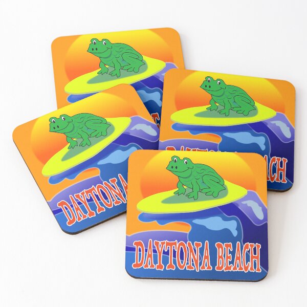 Item preview, Frog Surfing Daytona Beach designed and sold by EdwardMonet.