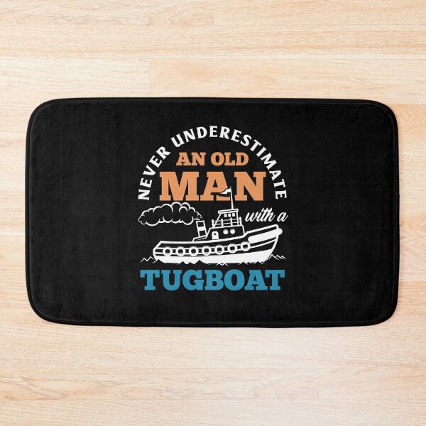Item preview, Funny Tugboat Never Underestimate An Old Man With A Tugboat designed and sold by ShopTheStyle.