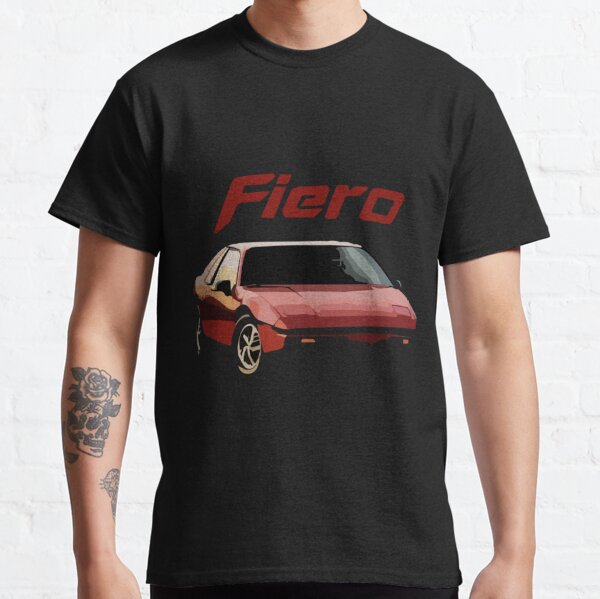 Unisex Fiero-Still Plays With Toy Cars Tshirt Choice of Fastback OR Knotchback 