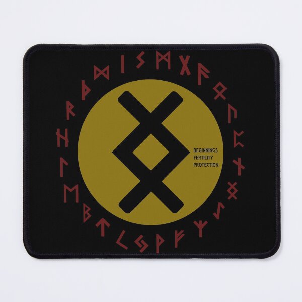 Item preview, Yellow Inguz Futhark Rune Symbol designed and sold by Depic Spirit.