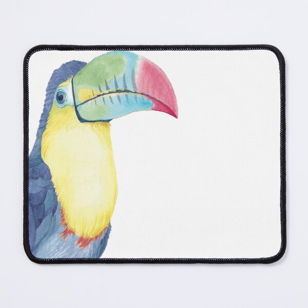 Item preview, Watercolor keel-billed toucan painting bird designed and sold by L'Atelier Oranjade.