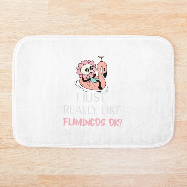 Item preview, I Just Really Like Flamingos. designed and sold by LemonBlueTigers.