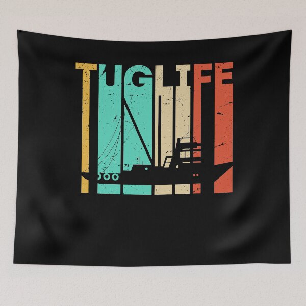 Item preview, Vintage Tugboat Boating Sailing Tuglife designed and sold by ShopTheStyle.