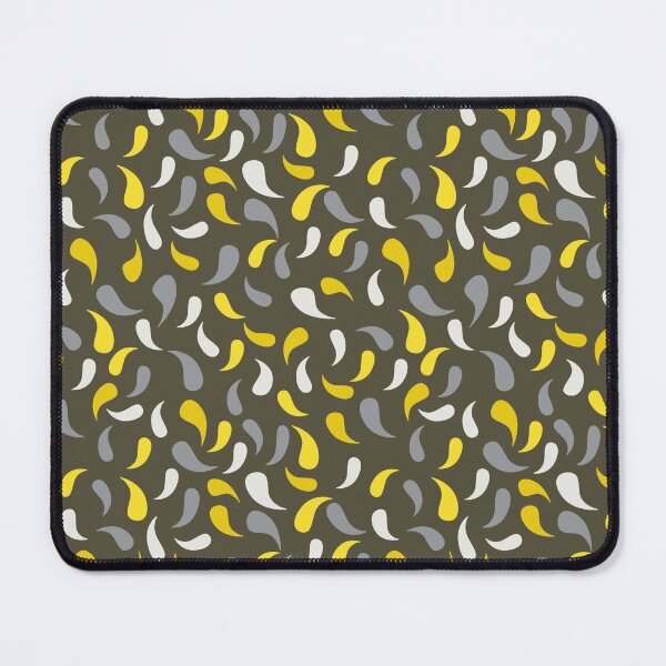 Item preview, Gray and Yellow Swirls  designed and sold by NancyMerkle.