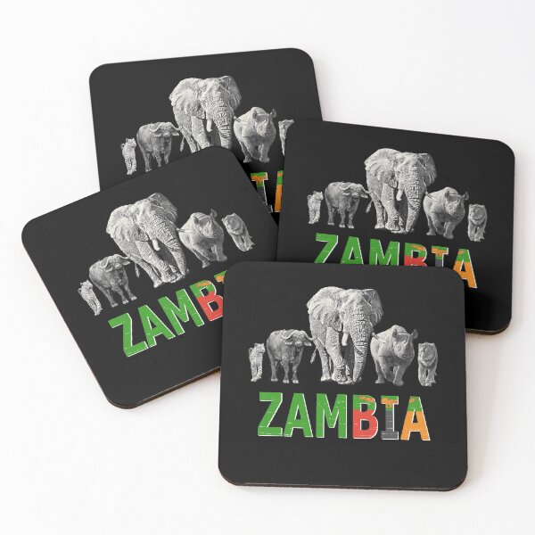 Item preview, Africa's Big Five Zambia Pride Wildlife designed and sold by Scotch Macaskill.