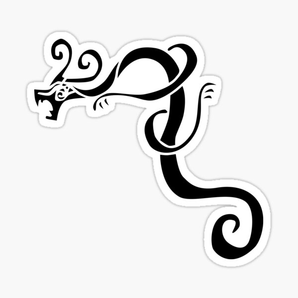 Korst Prik smog Draken tattoo" Sticker for Sale by jrbrender | Redbubble