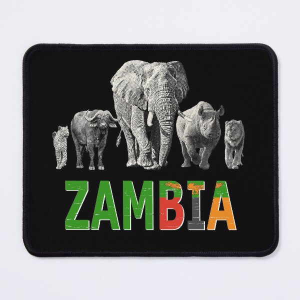 Item preview, Africa's Big Five Zambia Pride Wildlife designed and sold by Scotch Macaskill.