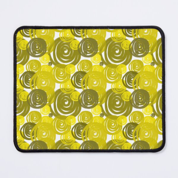 Item preview, Modern Yellow and Green Circle Pattern Design designed and sold by NancyMerkle.