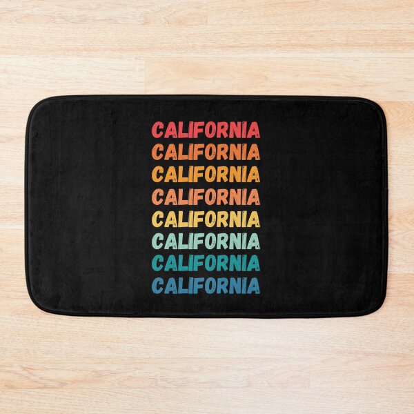 Item preview, CALIFORNIA - repeated retro vintage sunset colors with a distressed design effect Graphic T-Shirt | Essential T-shirt designed and sold by printdot.