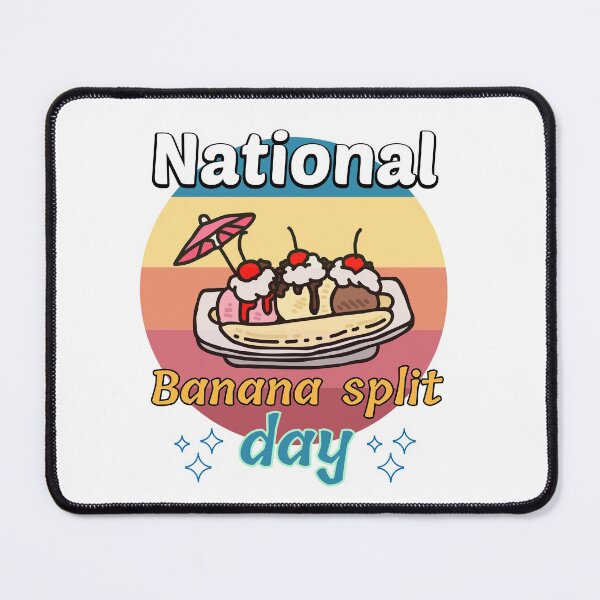 Item preview, National day of the banana split and its lovers designed and sold by Georgeox.