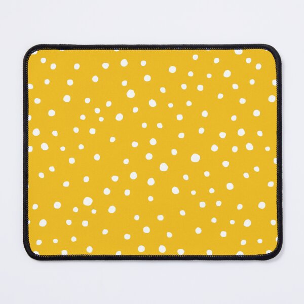 Item preview, Doodle Dots - Mustard Yellow designed and sold by latheandquill.