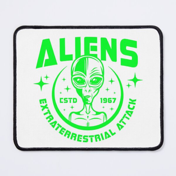 Item preview, Vintage Style Alien Emblem Green designed and sold by WearWolfDesigns.