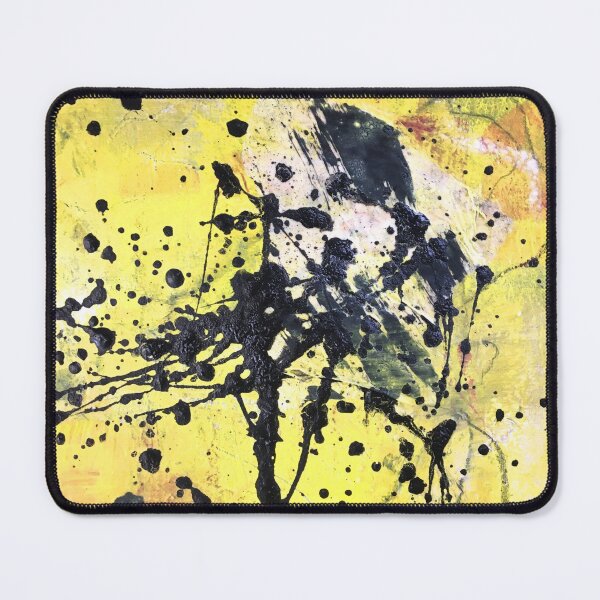 Item preview, Modern Yellow and Black Splash Painting designed and sold by NancyMerkle.