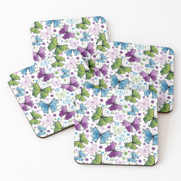 Item preview, Seamless floral butterfly pattern - Muzozumi No.017 designed and sold by mabanda.