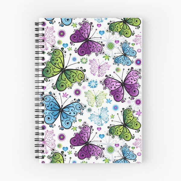 Item preview, Seamless floral butterfly pattern - Muzozumi No.017 designed and sold by mabanda.