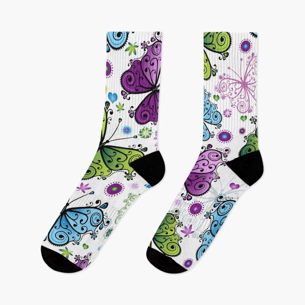 Item preview, Seamless floral butterfly pattern - Muzozumi No.017 designed and sold by mabanda.