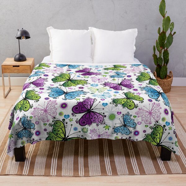 Item preview, Seamless floral butterfly pattern - Muzozumi No.017 designed and sold by mabanda.