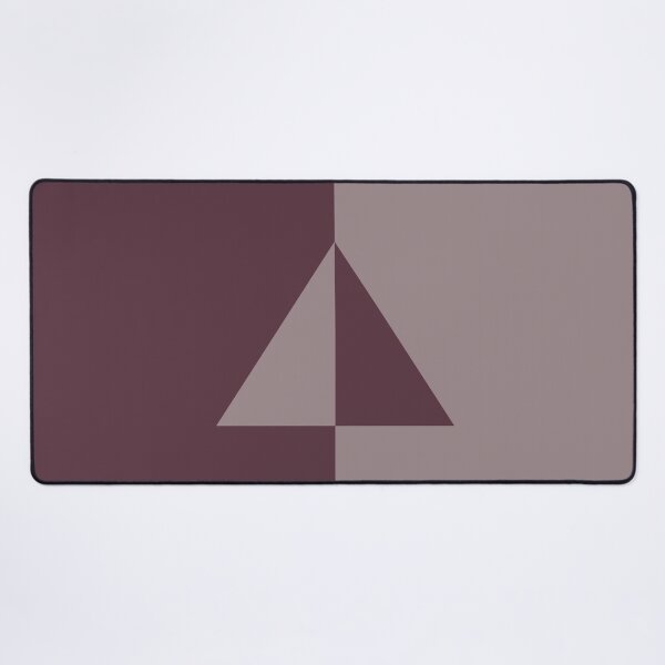 Item preview, Deep Purple Pink-Purple Minimal Triangle Design 2021 Color of the Year Epoch & Spiced Mulberry designed and sold by ColorOfTheYears.
