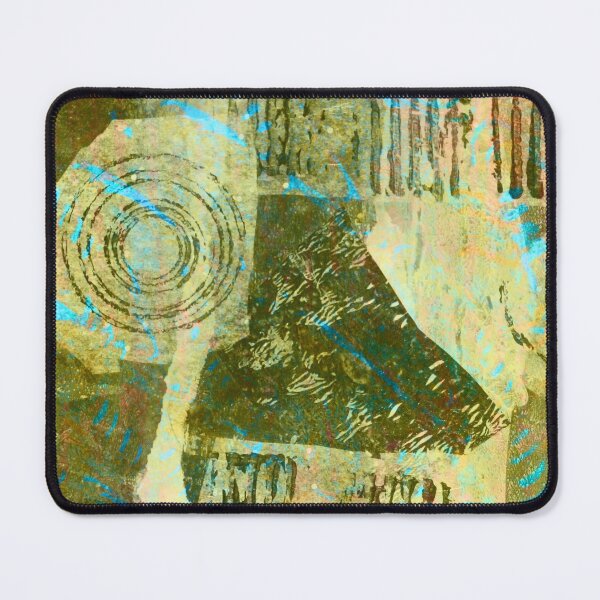 Item preview, Scrappy Green Collage Art Design designed and sold by NancyMerkle.