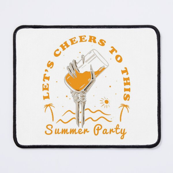 Item preview, Summer Party - Lets Cheers To This - Skeleton Hand Raising a Glass designed and sold by WearWolfDesigns.