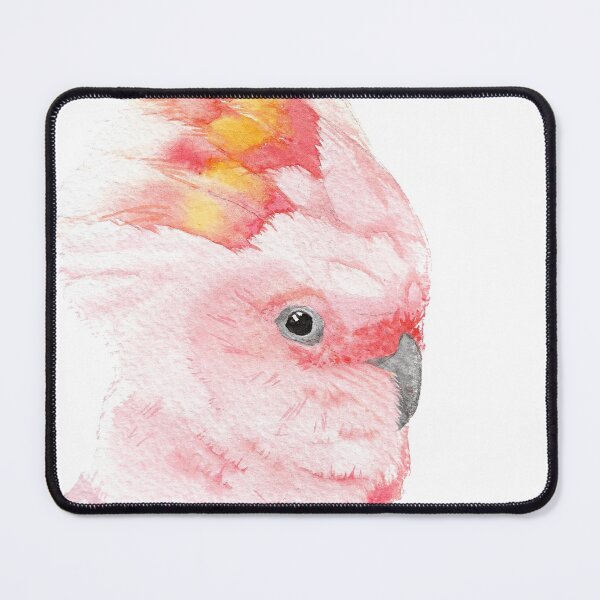 Item preview, Major Mitchell's cockatoo watercolor bird parrot designed and sold by L'Atelier Oranjade.