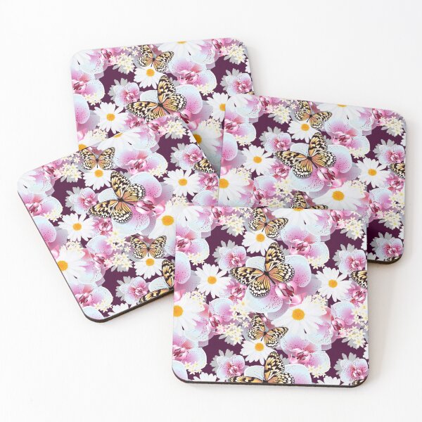 Item preview, Seamless floral butterfly pattern - Muzozumi No.018 designed and sold by mabanda.