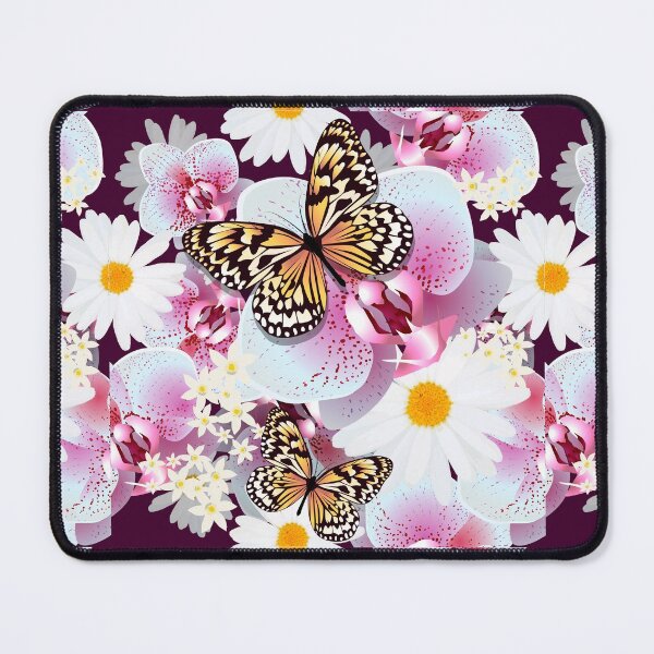 Item preview, Seamless floral butterfly pattern - Muzozumi No.018 designed and sold by mabanda.