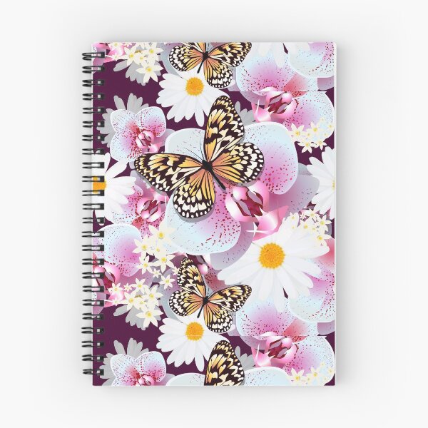 Item preview, Seamless floral butterfly pattern - Muzozumi No.018 designed and sold by mabanda.