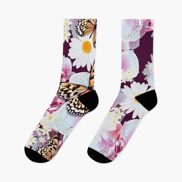 Item preview, Seamless floral butterfly pattern - Muzozumi No.018 designed and sold by mabanda.
