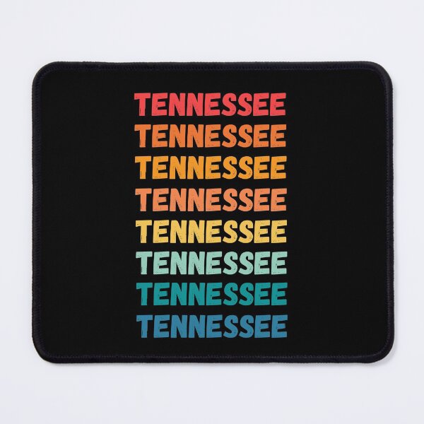 Item preview, TENNESSEE - repeated retro vintage sunset colors with a distressed design effect Graphic T-Shirt | Essential T-shirt designed and sold by printdot.