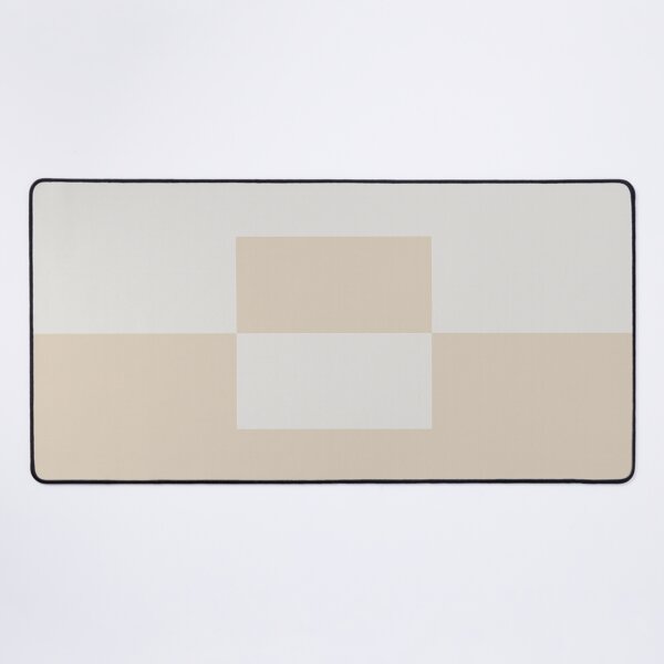 Item preview, Light Beige White Minimal Square Design 2 2021 Color of the Year Uptown Ecru and Gesso White designed and sold by ColorOfTheYears.