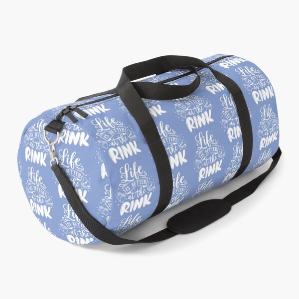Life is better at the rink Duffle Bag